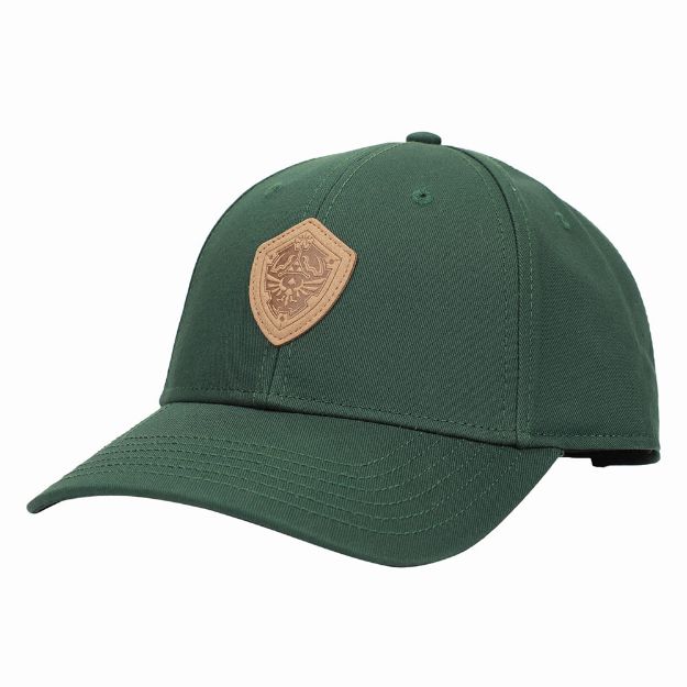 Zelda - Leather Hyrule Shield Patch Hat (D11)